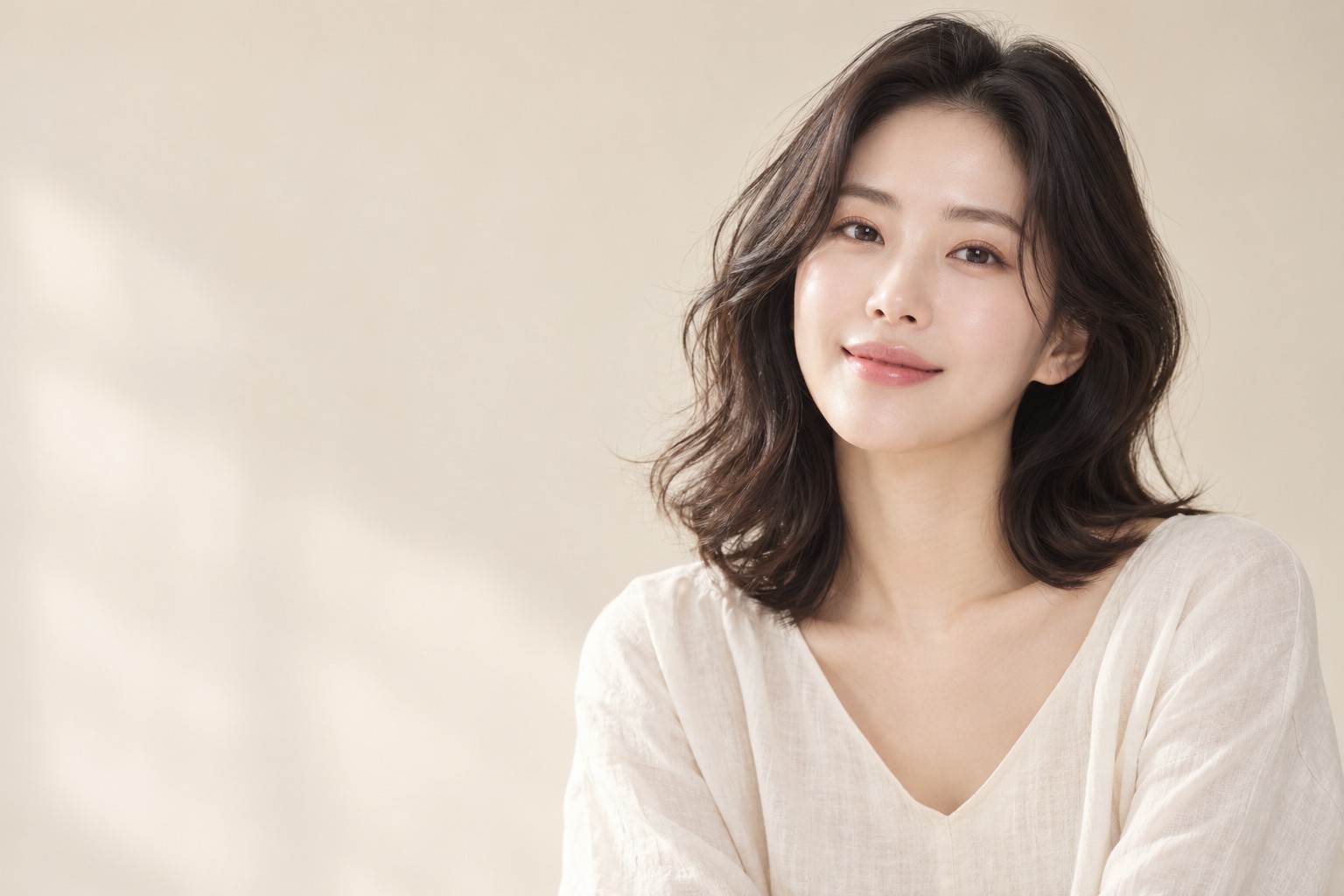 아큐어 페이지 여성 모델