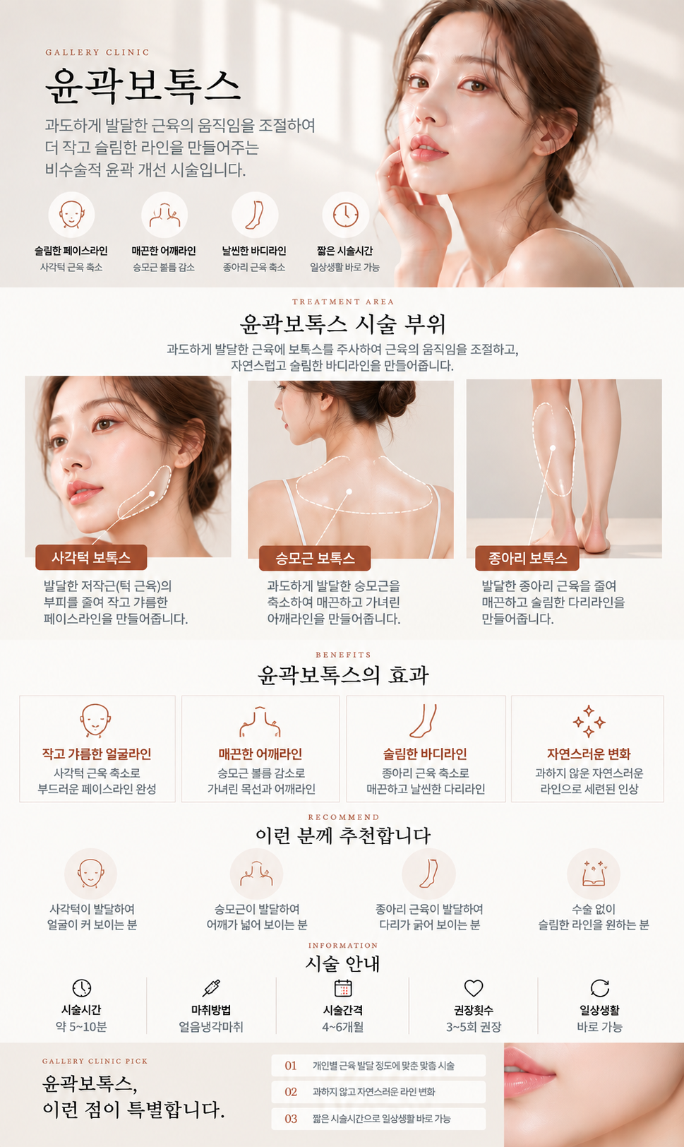 갤러리의원 윤곽보톡스 상세 안내